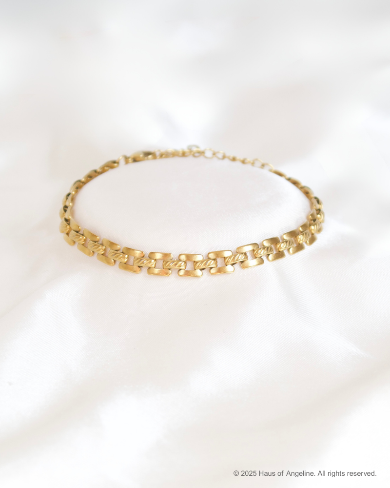 Cadillac Square Link Bracelet