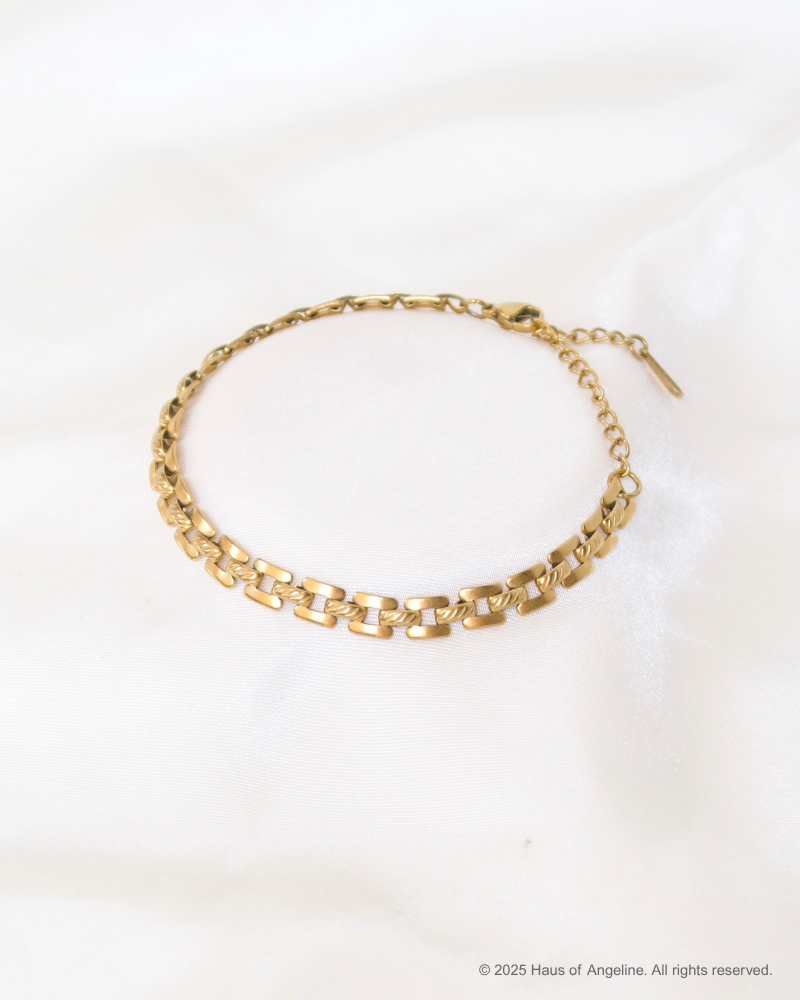 Cadillac Square Link Bracelet