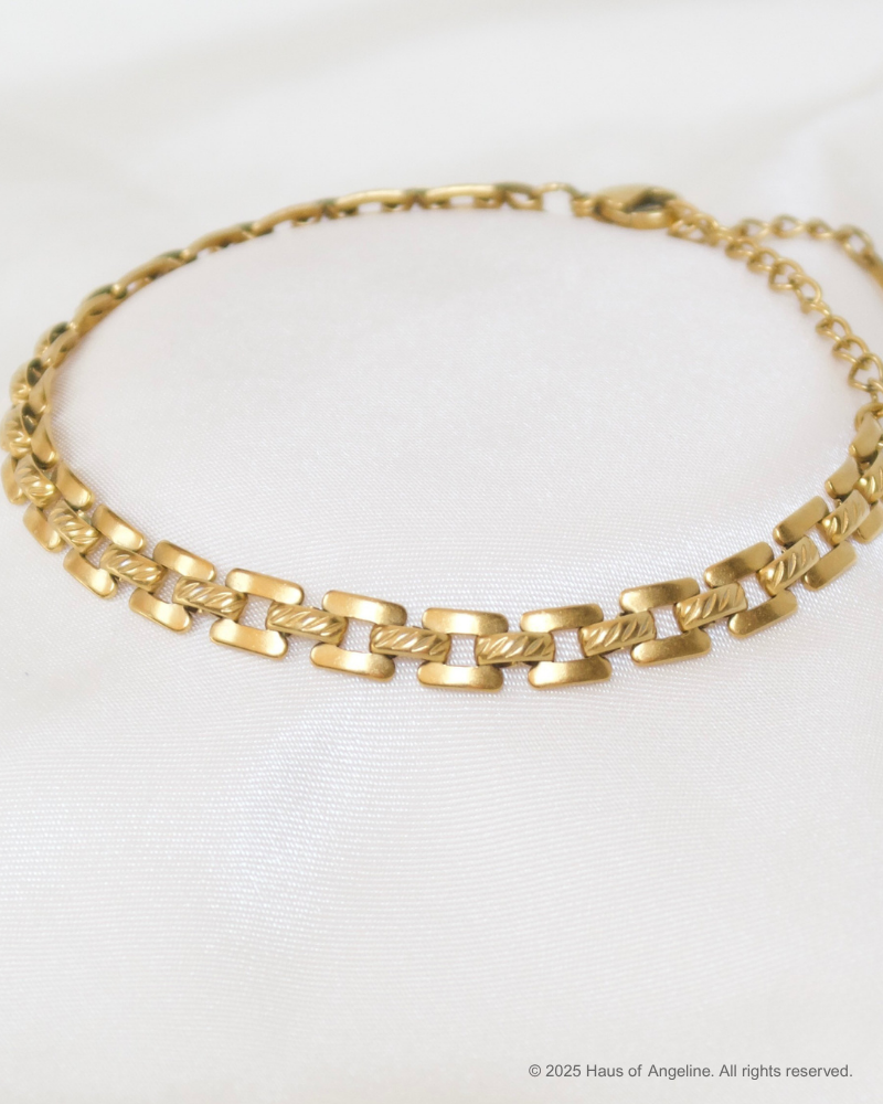 Cadillac Square Link Bracelet