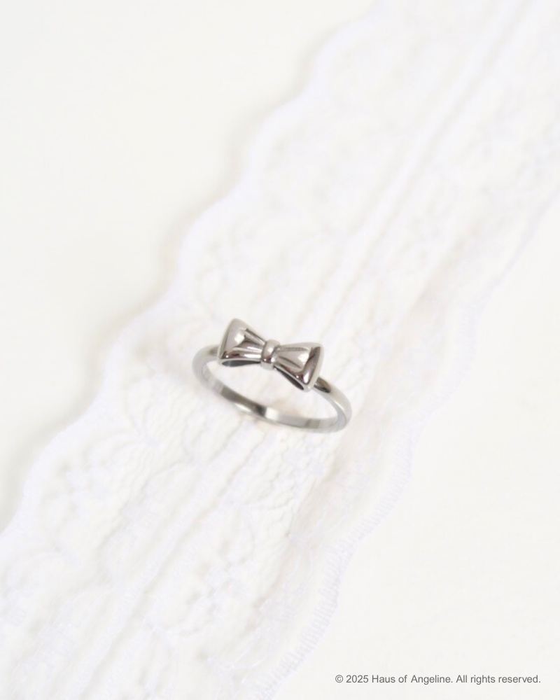 Silver Bow Ring