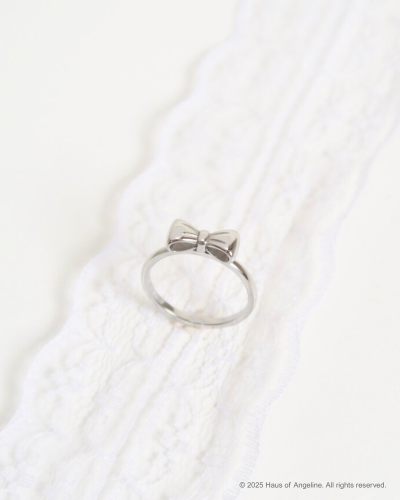 Silver Bow Ring