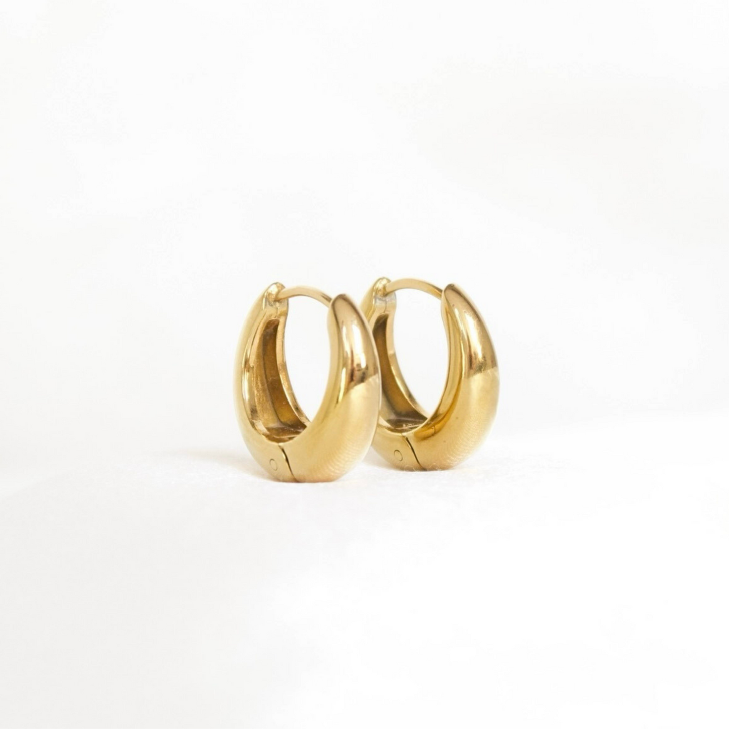 Cult Classic Hoops in Gold