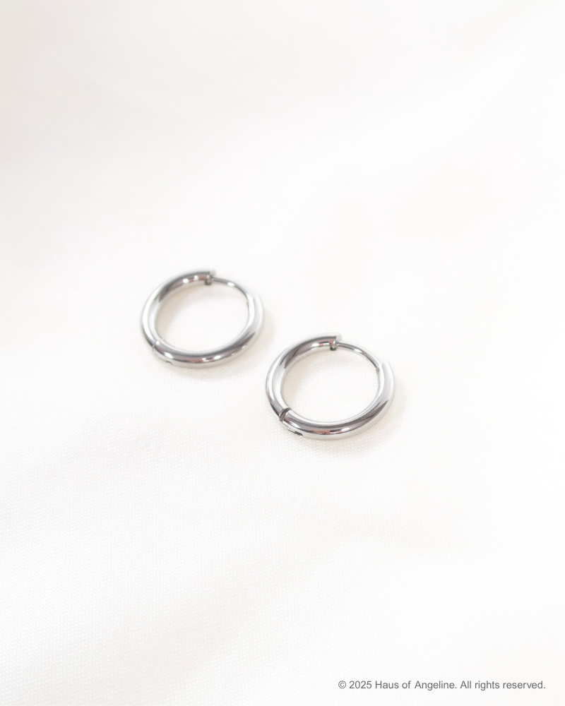 Small Silver Hoops