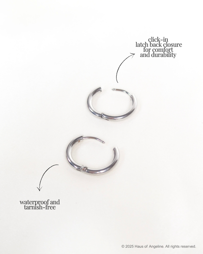 Small Silver Hoops