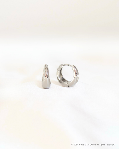 Cult Classic Hoops in Silver