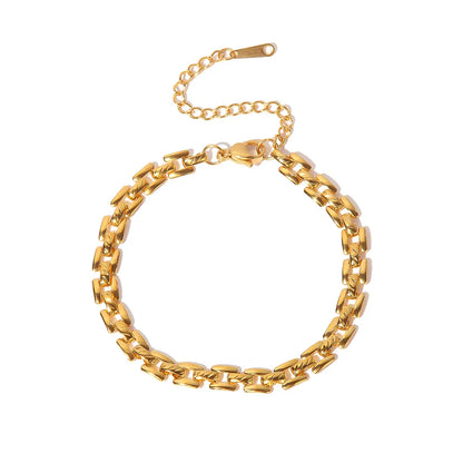 Cadillac Square Link Bracelet